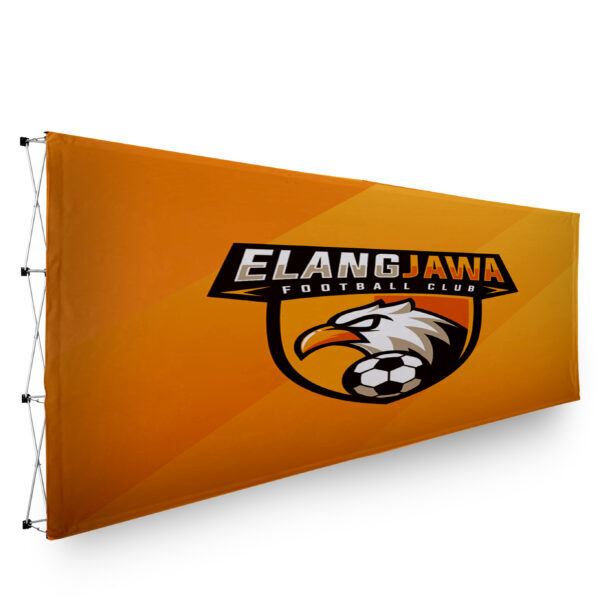 Bannerwall 6 x 3m, Supplied Complete