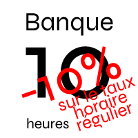 Consultation informatique  - Banque de 10 heures