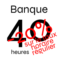 Consultation informatique  - Banque de 40 heures