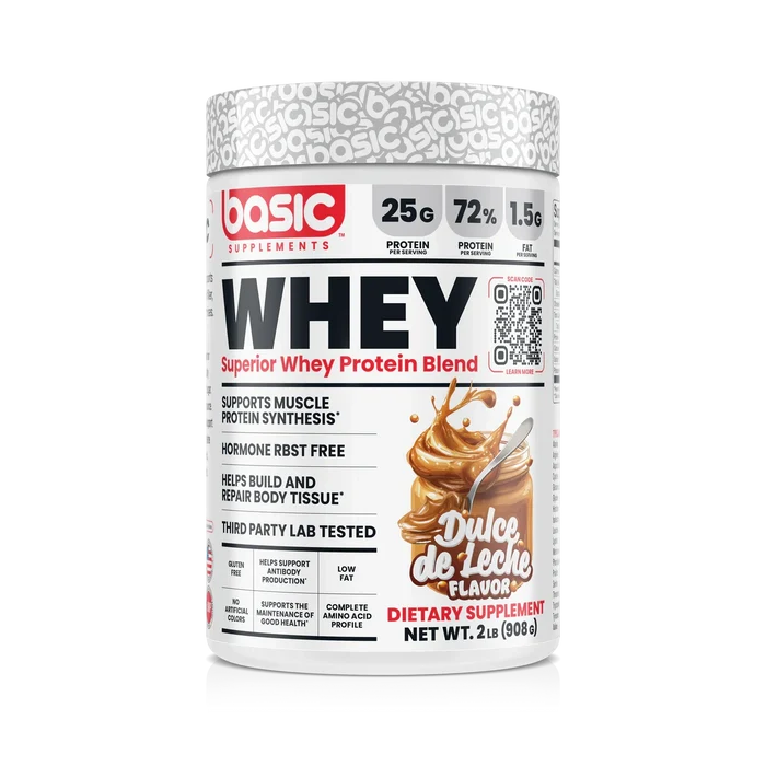Basic | Whey Protein (2lb) | Dulce De Leche