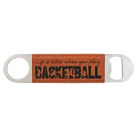 Stainless Steel Leatherette Bottle Openers