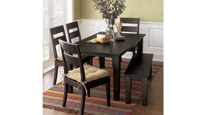 Santa Cruz Solid Wood 6 Seater Dining Table Santa Cruz Solid Wood 6 Seater Dining Table