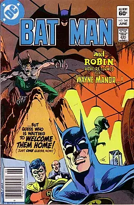 Batman #348 Newsstand Variant (DC Comics June 1982)