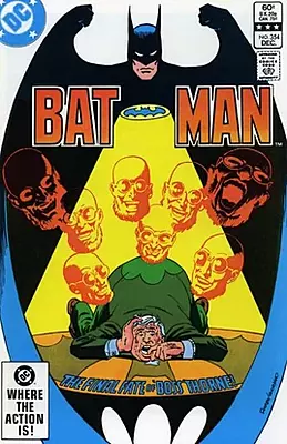 Batman #354 Newsstand Variant (DC Comics December 1982)