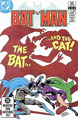Batman #355 Newsstand Variant (DC Comics January 1983)