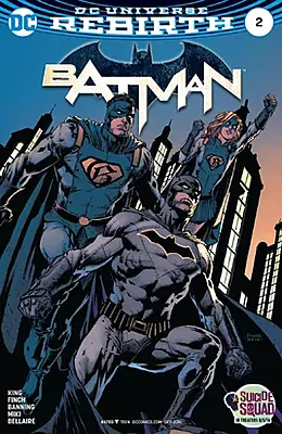Batman #2 David Finch Cover (DC Comics Early September 2016)