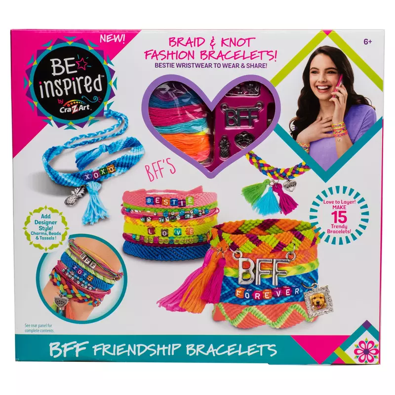 Be Inspired by Cra-Z-Art BFF Friendship Bracelets