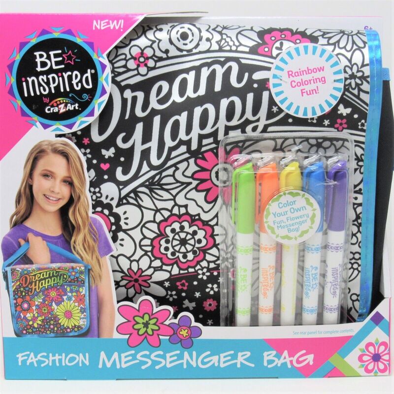 Be Inspired by Cra-Z-Art Fashion Messenger Bag - Dream Happy