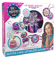 Be Inspired by Cra-Z-Art Glitter & Gem Lip Gloss Lockets Set