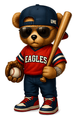 Eagle Fan Bear Crewneck Eagle Fan Bear Crewneck