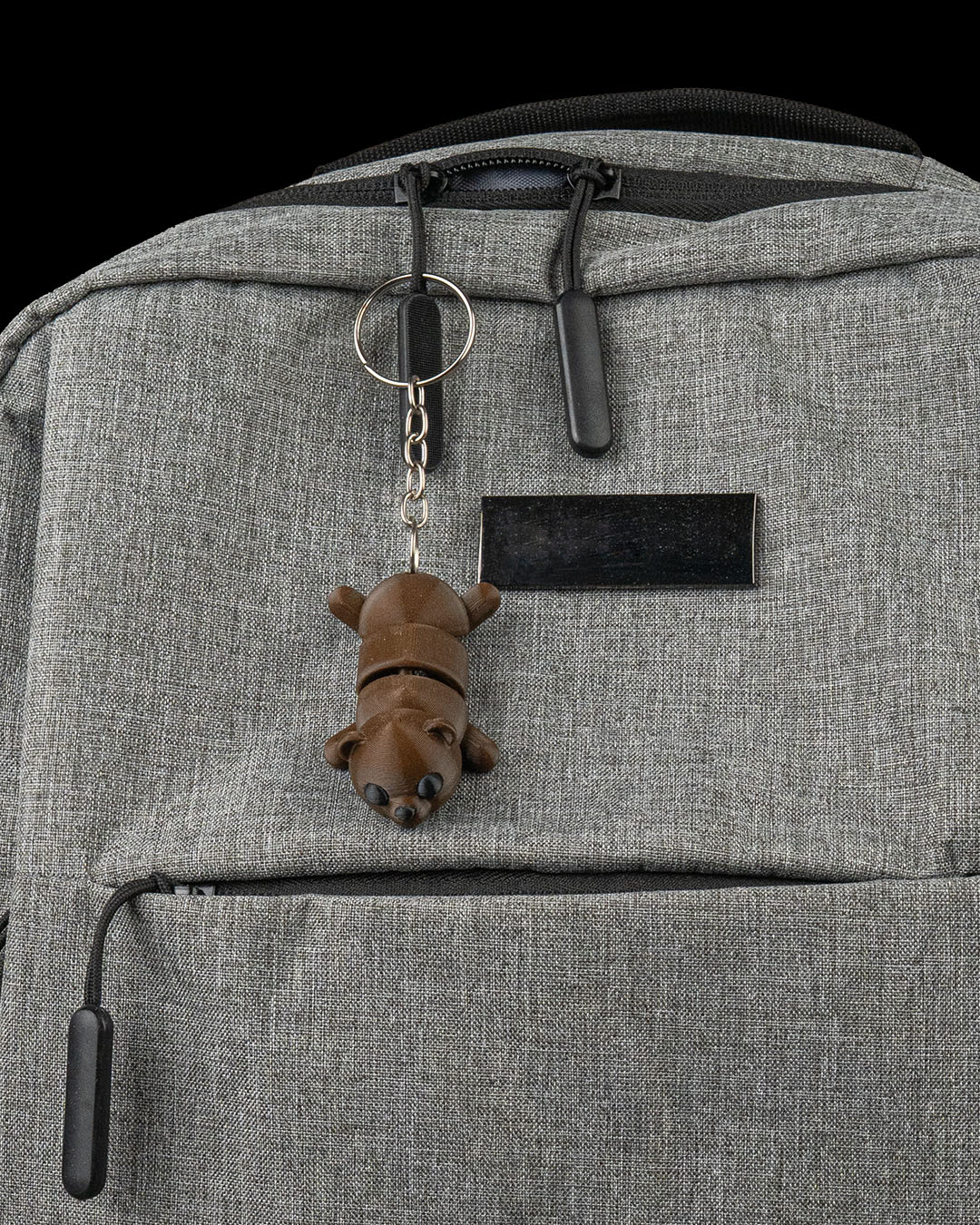 Bear Sprawl -3d Printed Flexi keychain