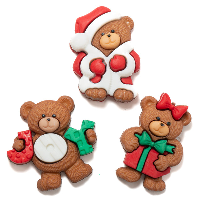 Bottoni Dress It Up Var. A Beary Merry Christmas