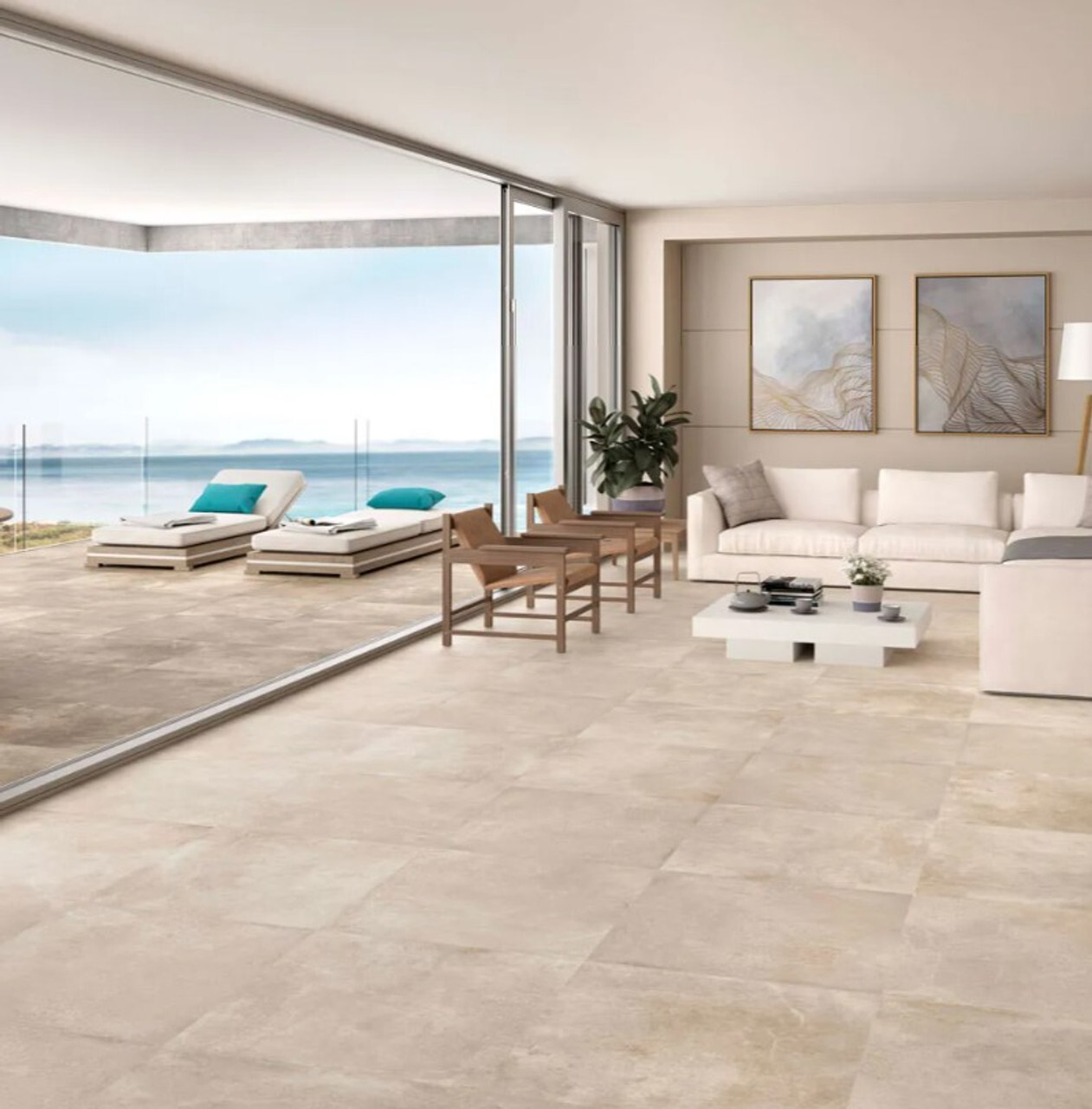 Gresie XT,MONOLITH BEIGE 60X60