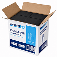 Beverage Napkins Blk 2Ply VB 4/250