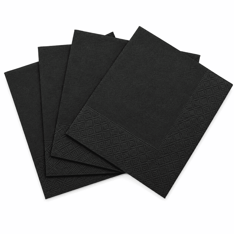 Beverage Napkins Blk 2Ply VB 4/250