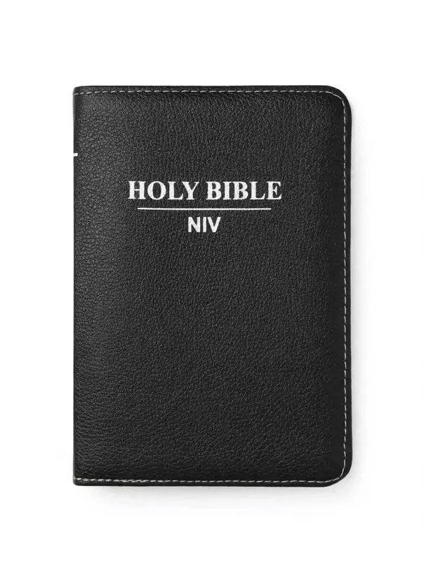 Black NIV Compact Gilt Zip