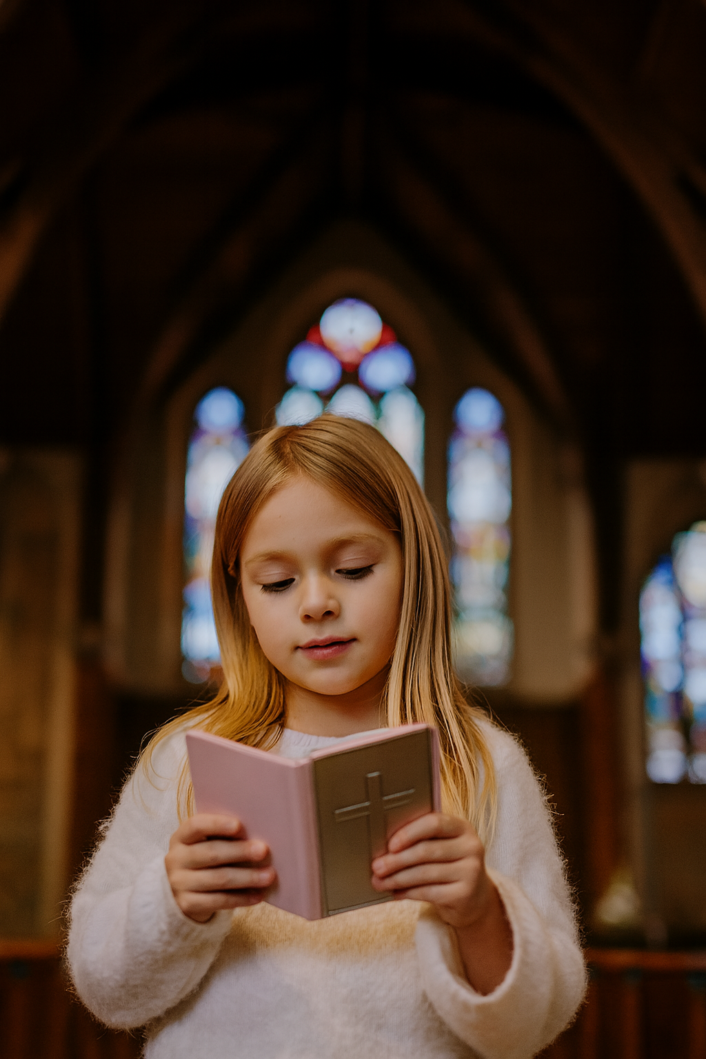 Pink Child's Size New Testament Bible With Engravable Pewter Cross Cover SKU:Bible12 Pink Child's Size New Testament Bible With Engravable Pewter Cross Cover SKU:Bible12