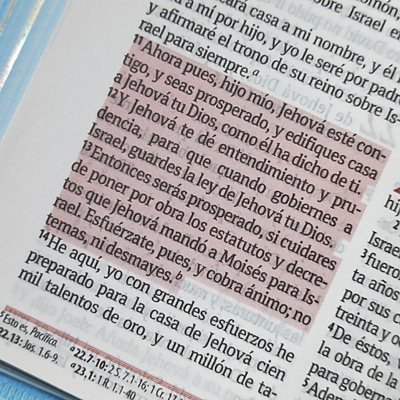 Biblia Ilustrada para niños color azul