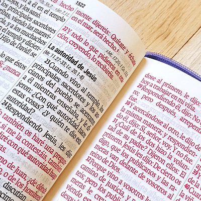 Biblia Compacta de 11 Puntos Color Lila