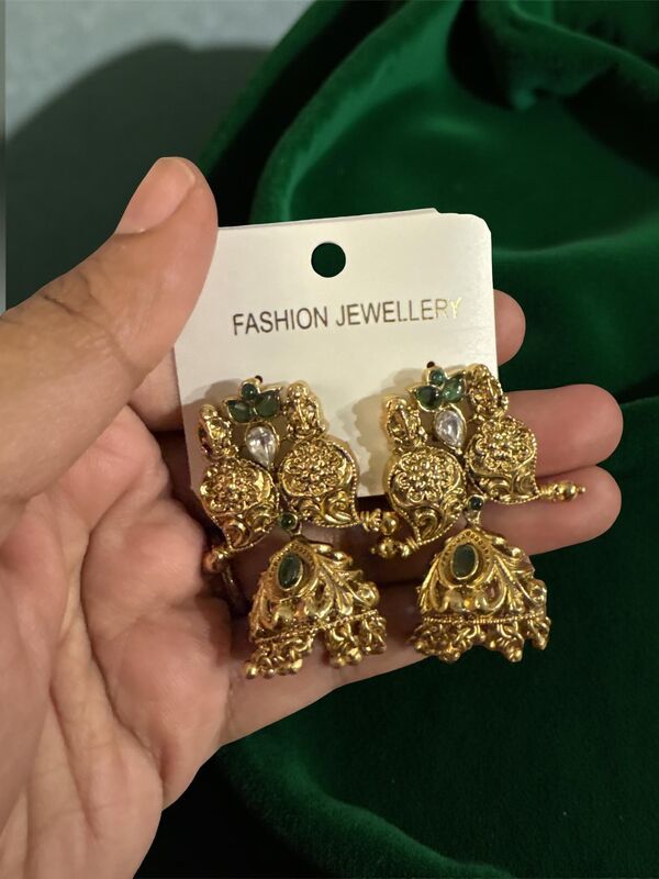 Antique finish Gold Jumkha