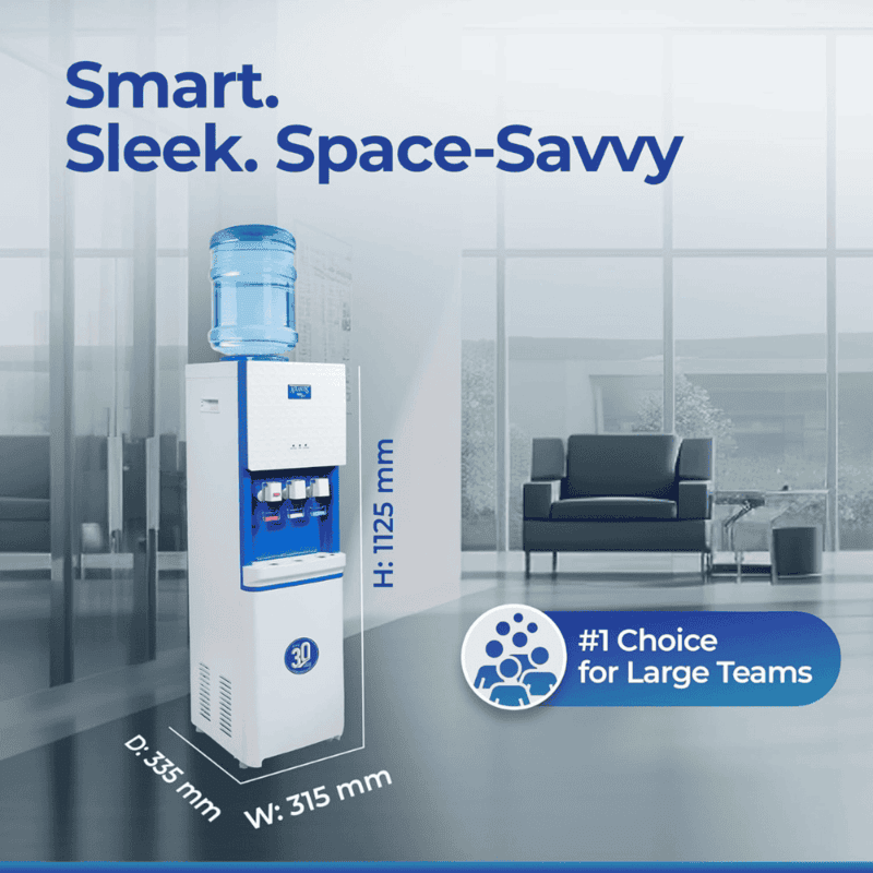 Atlantis Big Plus RO kit installation showing internal multi-stage water filters.