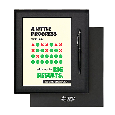 A Little Progress | Premium Motivational Notebook