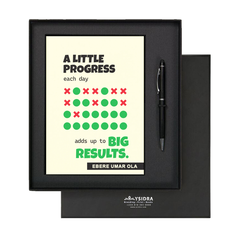 A Little Progress | Premium Motivational Notebook