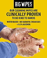 Big Wipes Heavy Duty Hand Wipes 80 ct. Tub