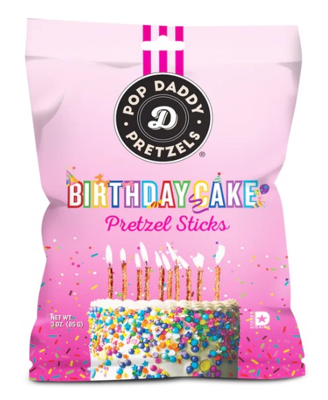 Birthday Cake Pretzel Sticks
