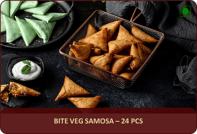 SM - Bite Samosa Veg - 24 Pcs