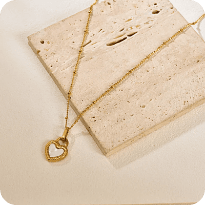 Black & White Heart Lock