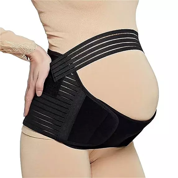 Black Back Support Belly Band