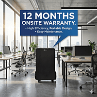 White Westinghouse high capacity dehumidifier black finish