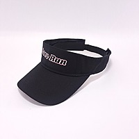 Sports Visor Black Love Run
