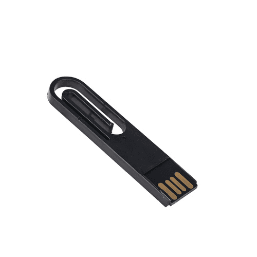 Black Paper Clip Pendrive