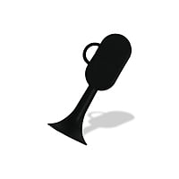 Black Rubber Stand USB Pendrive