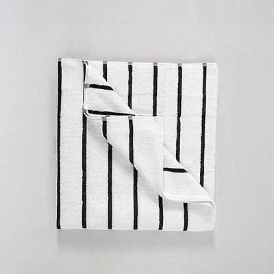 Black Stripe Pool Towel