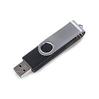 Black Swivel USB Pendrive