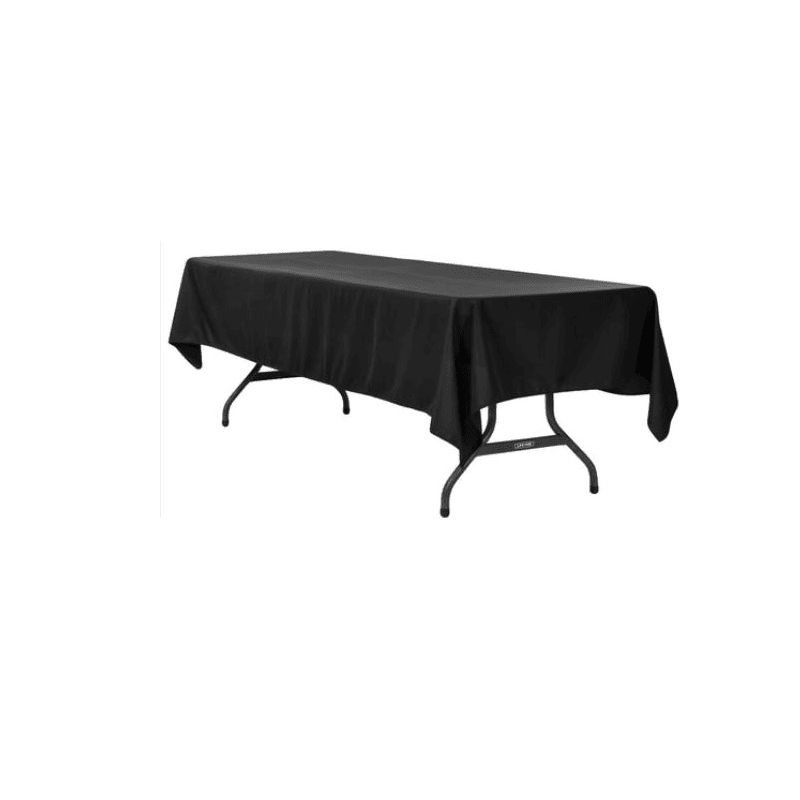 Black Table Cover – Standard / Cubierta de mesa negra – Estándar