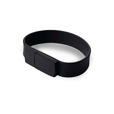 Black wrist Band USB Pendrive