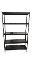 Slim Black Shelving 10x120x198