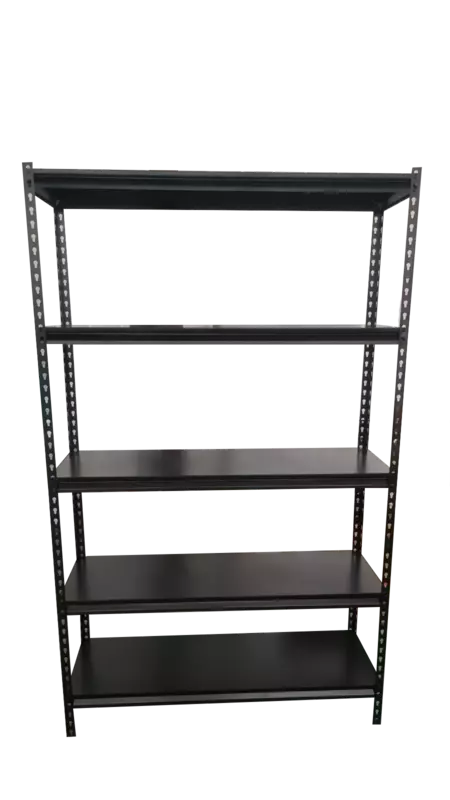 Slim Black Shelving 10x120x198