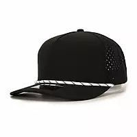 Custom 5 Panel Rope Hat (Leatherette Patch)