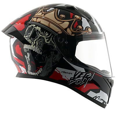 VEGA BOLT CROWN MEN BLACK RED M/V (L)
