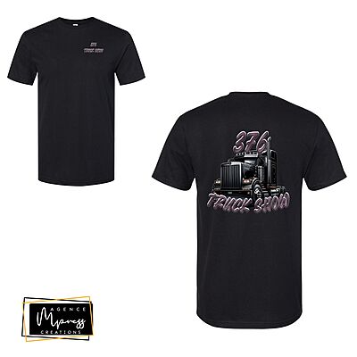 Tshirt noir - 376 Truck show