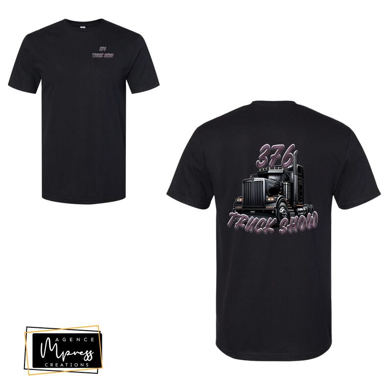 Tshirt noir - 376 Truck show