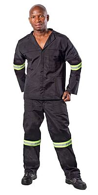 Hybrid Poly Cotton Conti Suit with Reflective