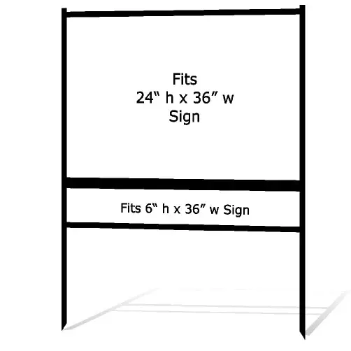 1-Rider Steel Frame — 24x36