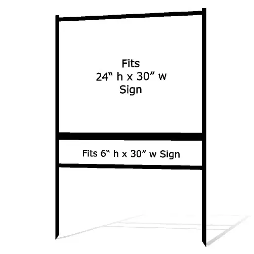 1-Rider Steel Frame — 24x30