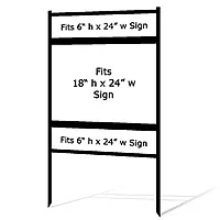 2-Rider Steel Frame — 24x18